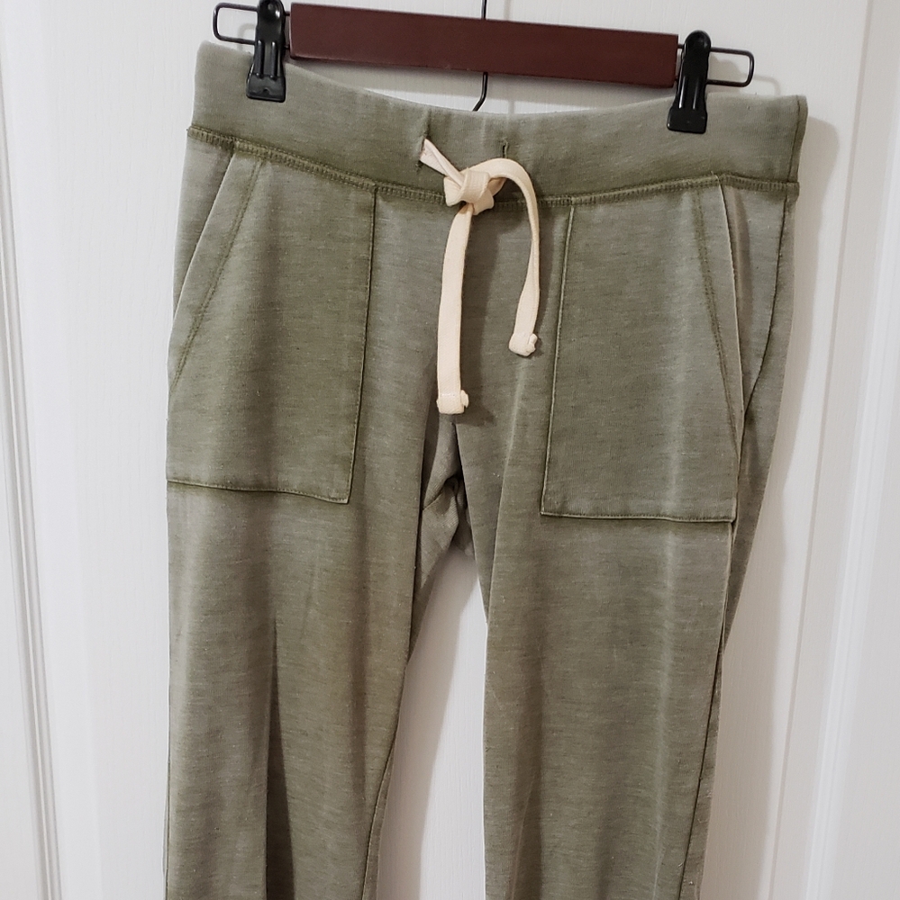 Peace Love World Sage Green Straight Leg Pants